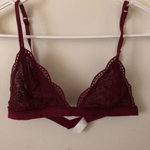 Maroon bralette